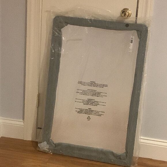 3' x 2' Bulletin Board Fabric Frameless Light Blue Oval 7683BE Quartet $150 New - Picture 7 of 10